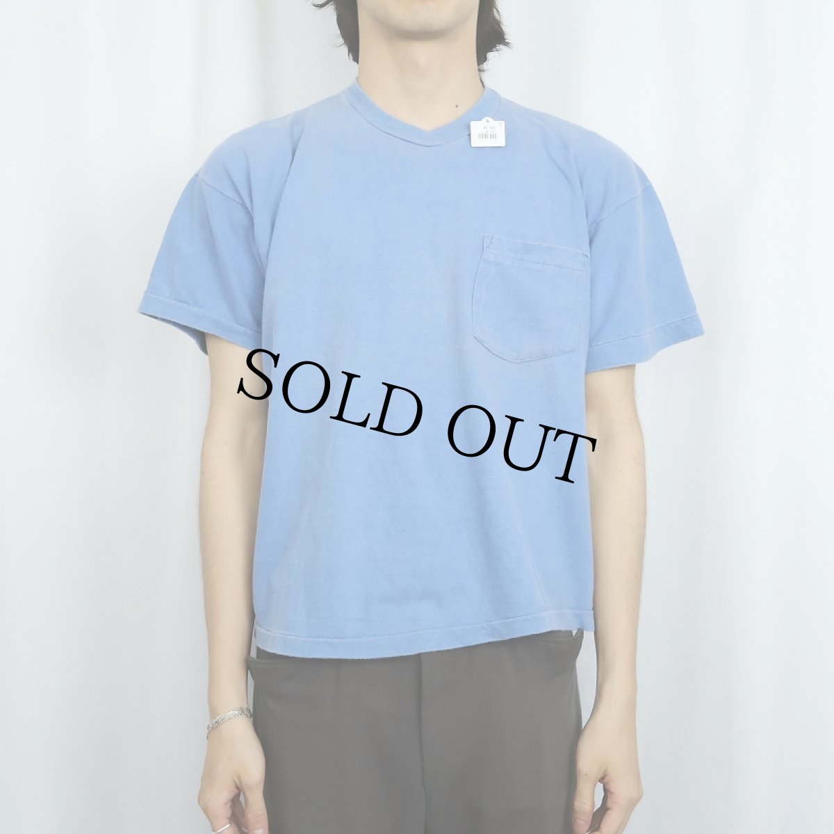 画像2: 〜90's 無地 ポケットTシャツ (2)