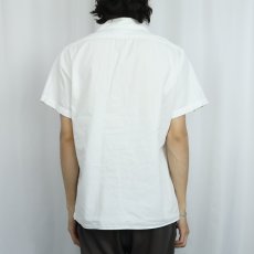 画像3: 60's ワッペン付き コットンワークシャツ M (3)