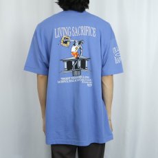 画像4: 90's USA製 "LIVING SACRIFICE" プリントTシャツ XXL (4)