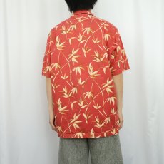 画像3: 90's〜 POLO Ralph Lauren バンブー柄 コットンアロハシャツ M (3)
