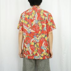 画像3: 90's〜 POLO Ralph Lauren "ANDY CAMP" 和柄 レーヨンアロハシャツ M (3)