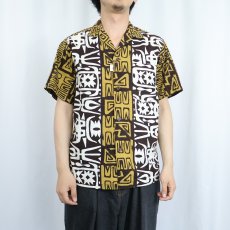 画像3: 70's POMARE TAHITI 総柄 コットンアロハシャツ (3)