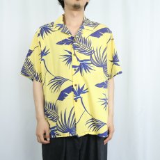 画像3: 80's L.L.Bean USA製 オールオーバーパターン コットンアロハシャツ XL (3)