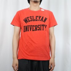 画像3: 〜80's "WESLEYAN UNIVERSITY" ダブルフェイス リバーシブルＴシャツ (3)