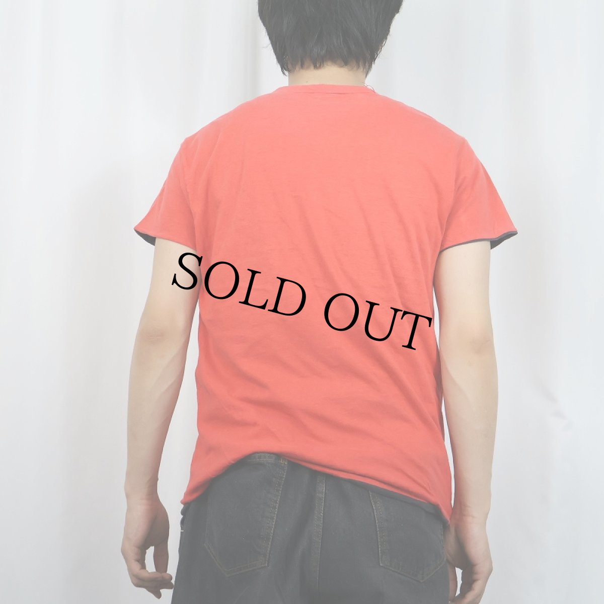 画像4: 70〜80's "WESLEYAN UNIVERSITY" ダブルフェイス 染み込みプリントリバーシブルＴシャツ (4)
