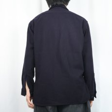 画像3: 60's U.S.NAVY マチ付き CPOシャツ SIZE15×32 (3)