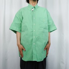 画像2: Ralph Lauren "BLAKE" コットンボタンダウンシャツ XL (2)