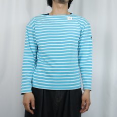 画像2: SAINT JAMES FRANCE製 ボーダー柄 ロンT (2)