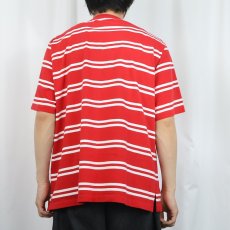 画像3: 90's LAND' END USA製 ボーダー柄 ポケットTシャツ XL (3)