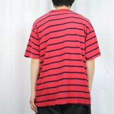 画像3: 80's J.G.N.Y. USA製 ボーダー柄 Tシャツ L (3)