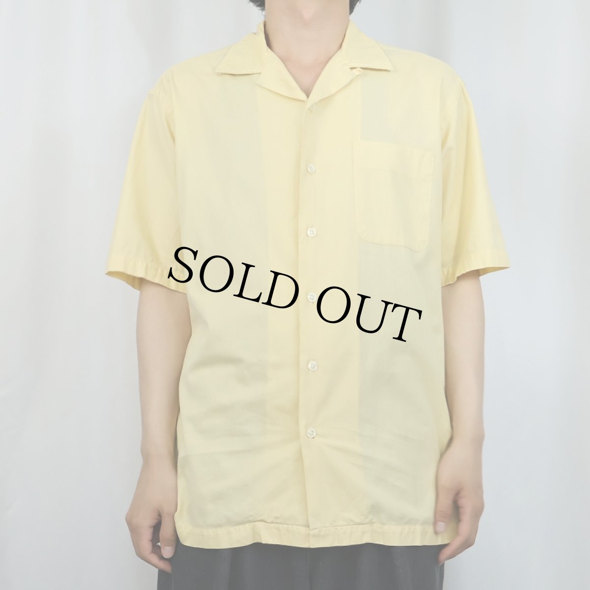 画像2: POLO Ralph Lauren "CALDWELL" コットンオープンカラーシャツ M (2)