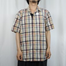 画像2: 2000's Patagonia "ORGANIC COTTON" チェック柄 コットンシャツ L (2)