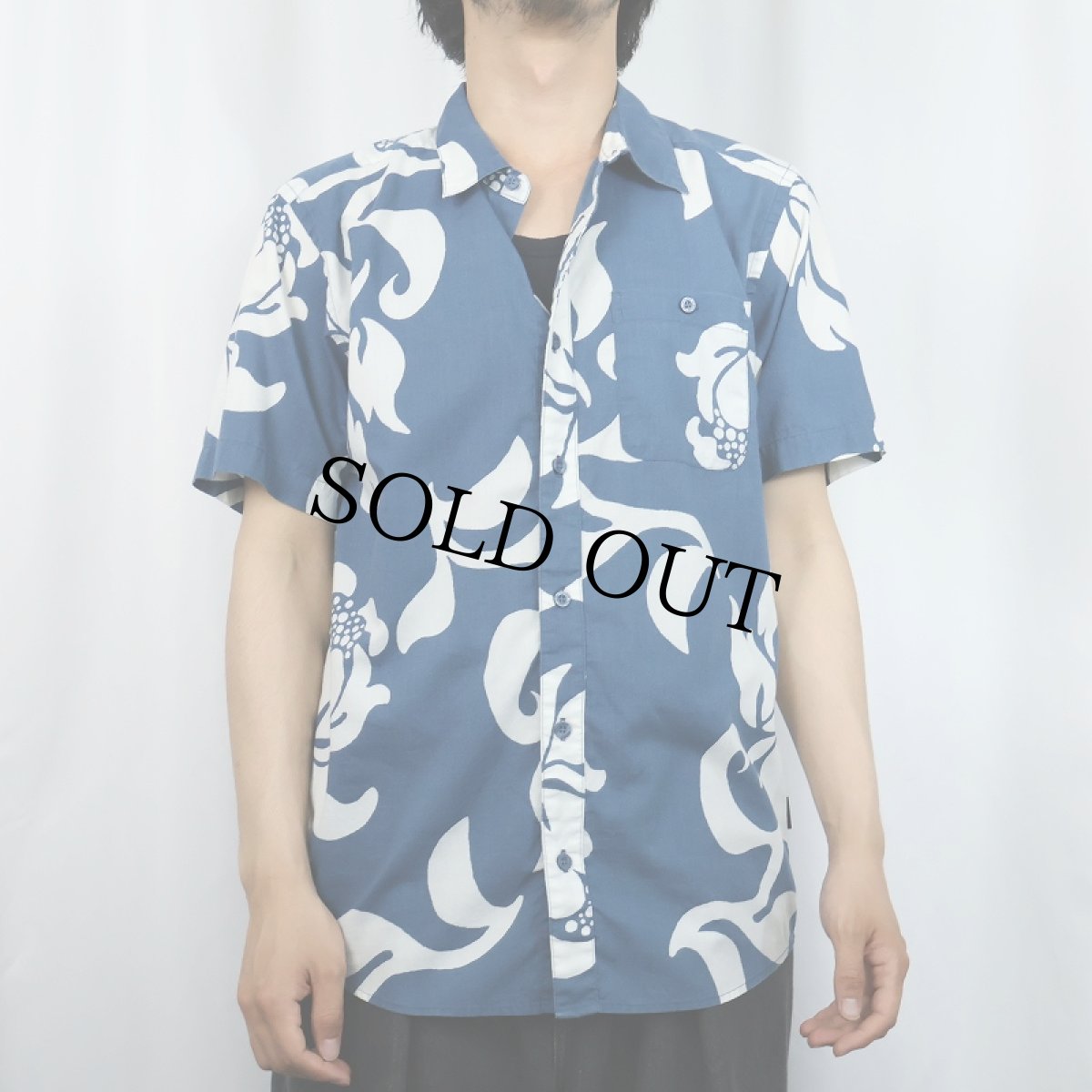 画像3: 2017AW Patagonia "ORGANIC COTTON" 花柄 コットンアロハシャツ M (3)