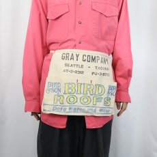 画像2: VINTAGE "BIRD ROOFS" キャンバスツールエプロン (2)