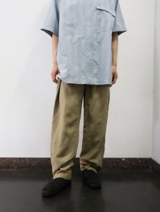 画像2: POLO Ralph Lauren リネン×シルク パンツ W38 (2)
