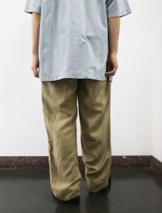 画像3: POLO Ralph Lauren リネン×シルク パンツ W38 (3)