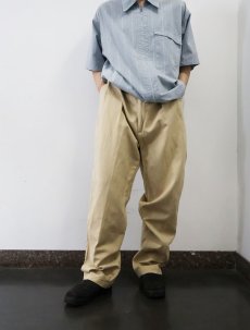 画像2: 90's POLO Ralph Lauren USA製 2タック リネンコットンスラックス W35 (2)