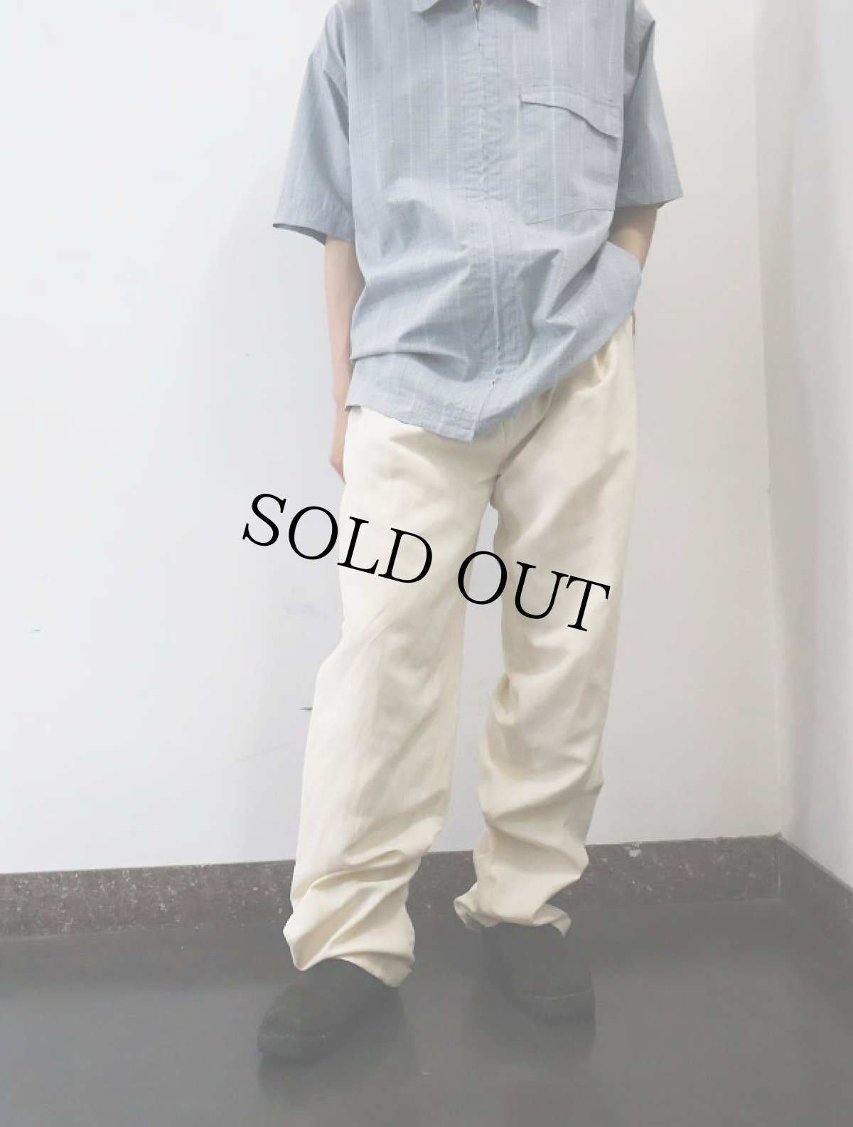 画像2: POLO Ralph Lauren 1タック シルクリネン スラックス W34 (2)