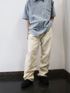 画像2: POLO Ralph Lauren 1タック シルクリネン スラックス W34 (2)