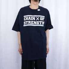 画像3: CHAIN OF STRENGTH "TRUE TILL DEATH" ハードコア・パンクバンドTシャツ NAVY (3)