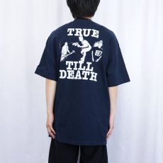 画像4: CHAIN OF STRENGTH "TRUE TILL DEATH" ハードコア・パンクバンドTシャツ NAVY (4)