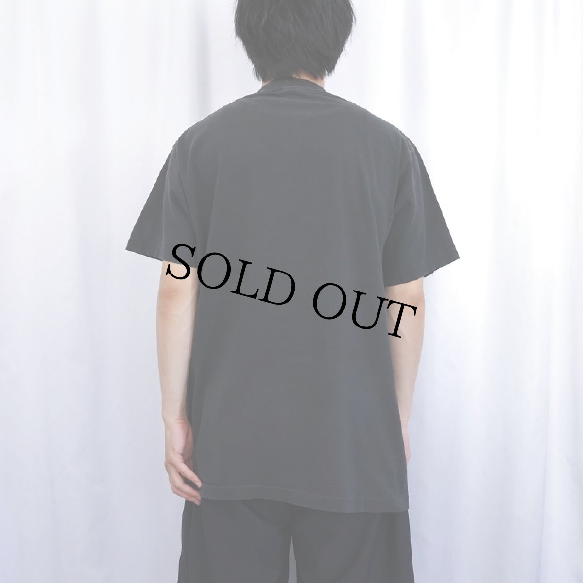 画像3: 90's FRUIT OF THE LOOM USA製 無地Tシャツ BLACK XL (3)