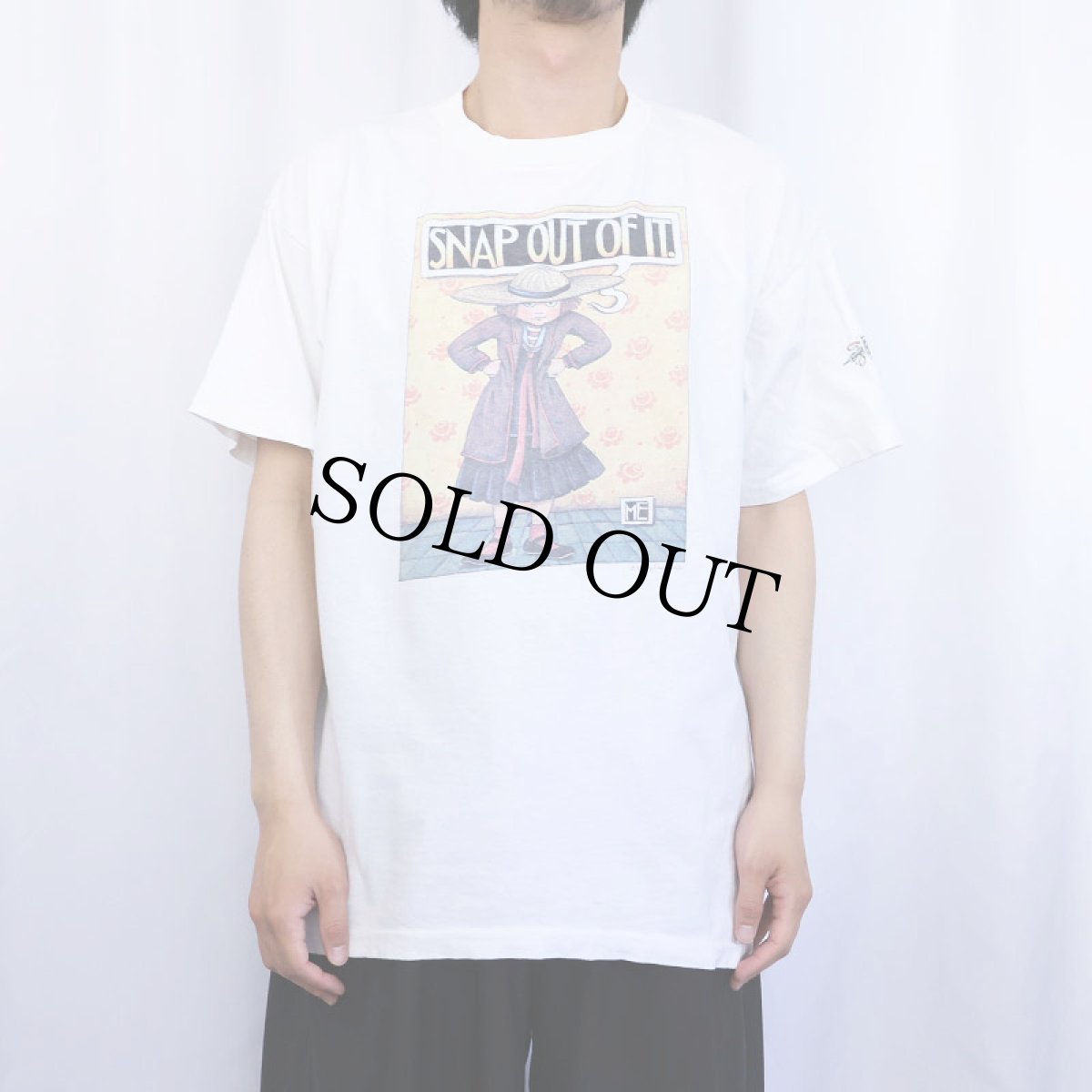 画像2: 90's Mary Engelbreit USA製 "SNAP OUT OF IT." イラストプリントTシャツ XL (2)