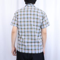画像3: 60's PENNEY'S TOWNCRAFT チェック柄 コットンオープンカラーシャツ S (3)