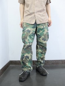画像2: 80's U.S.ARMY LC-1迷彩 コンバットパンツ MEDIUM-SHORT (2)
