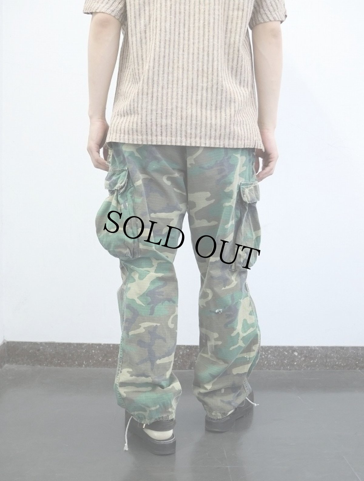 画像3: 80's U.S.ARMY LC-1迷彩 コンバットパンツ MEDIUM-SHORT (3)