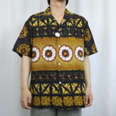 画像3: 70's Rai Nani 花柄 コットン アロハシャツ XL (3)