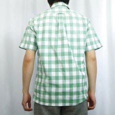 画像3: POLO Ralph Lauren ブロックチェック柄 コットンオープンカラーシャツ S (3)
