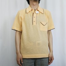 画像2: 70〜80's ニットポロシャツ (2)