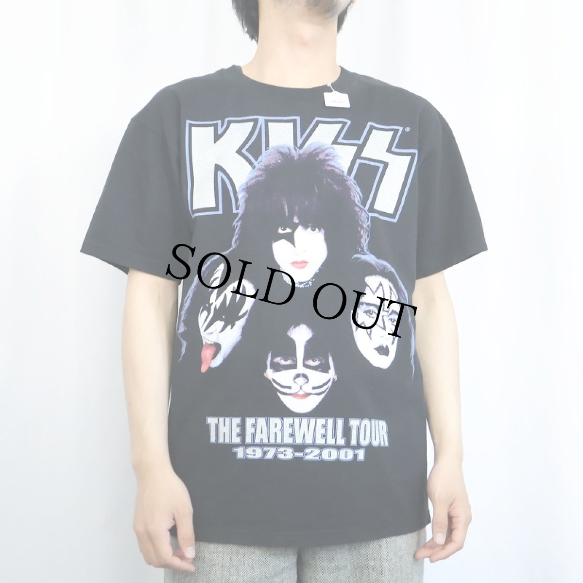 画像3: 2000's KISS "THE FAREWELL TOUR" ハードロックバンド ツアーTシャツ BLACK L (3)