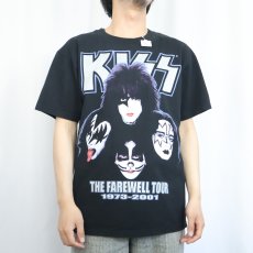 画像3: 2000's KISS "THE FAREWELL TOUR" ハードロックバンド ツアーTシャツ BLACK L (3)