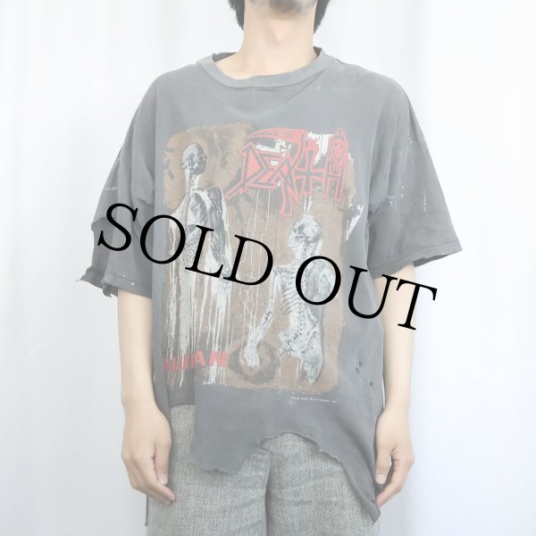 バンドTシャツ 90s 90年代 デス グレー 半袖 音楽 ミュージック バンT