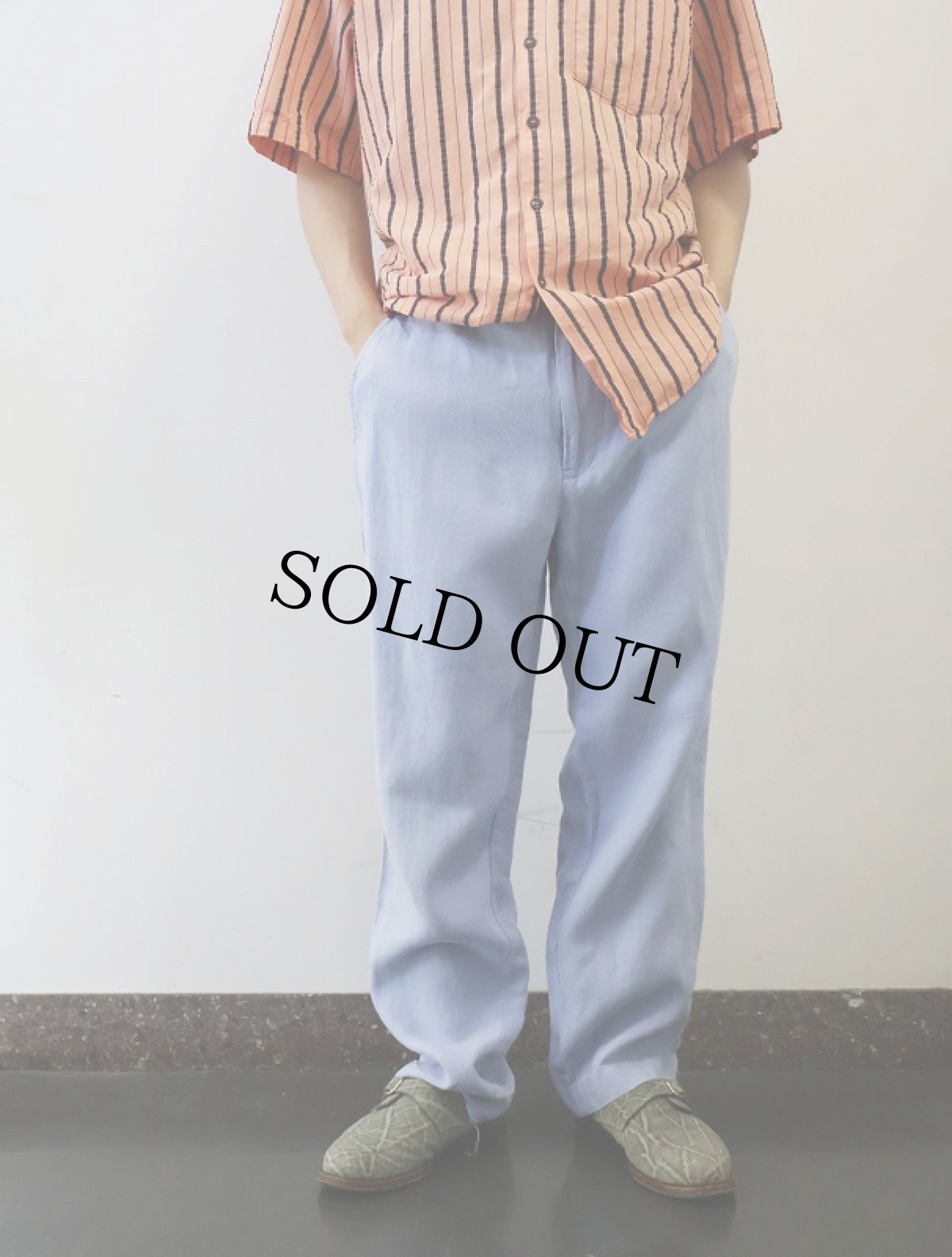 画像2: POLO Ralph Lauren リネンパンツ W35 (2)