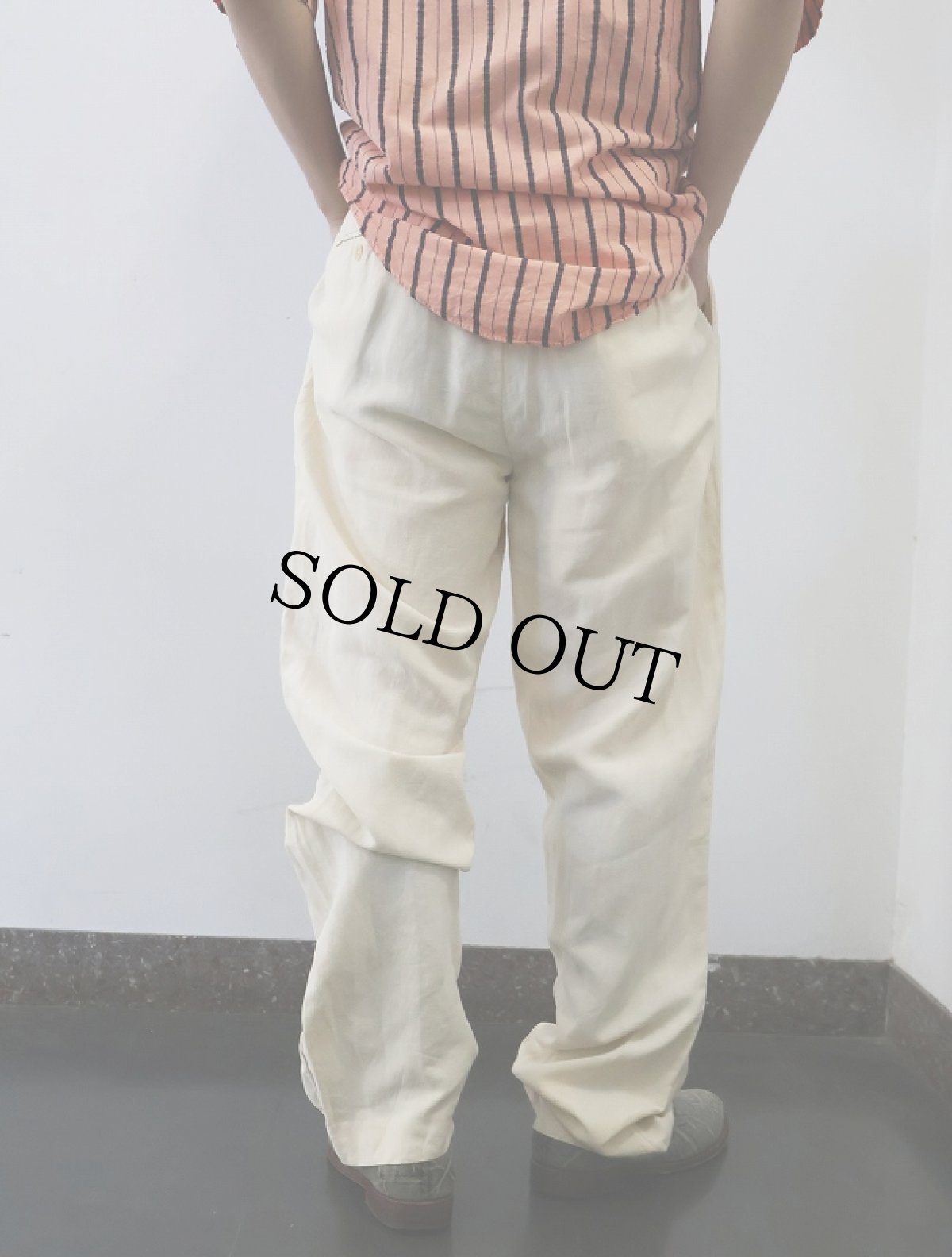 画像3: POLO Ralph Lauren リネンシルクパンツ W34 (3)