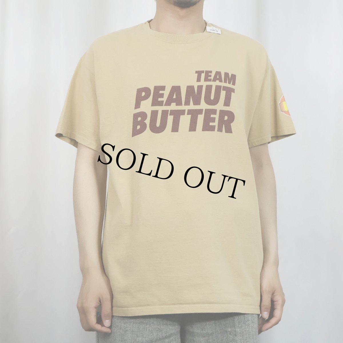 画像3: Reese's Puffs "TEAM PEANUT BUTTER" シリアルブランド プリントTシャツ L (3)