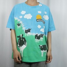 画像3: 2000's BEN&JERRY'S 食品メーカー 大判プリントTシャツ (3)
