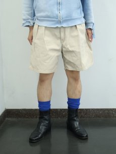 画像1: 90's POLO Ralph Lauren USA製 "POLO CHINO" 2タック コットンチノショーツ W33 (1)