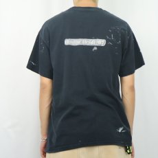 画像4: 2000's "Girls just wanna have fun" プリントＴシャツ BLACK L (4)