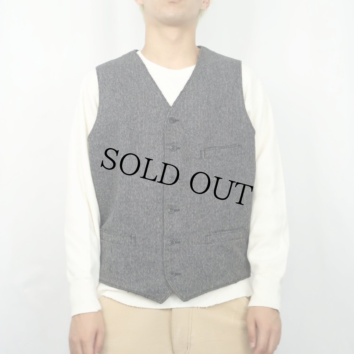 画像2: DENIM & SUPPLY RALPH LAUREN コットンベスト L (2)