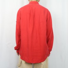 画像3: POLO Ralph Lauren リネンシルクシャツ L (3)