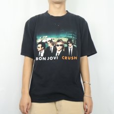 画像3: 2000's Bon Jovi "CRUSH" ハードロックバンドツアーTシャツ BLACK L (3)