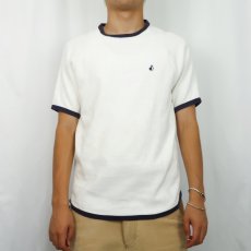画像2: 80〜90's JOCKEY USA製 パイルTシャツ L (2)
