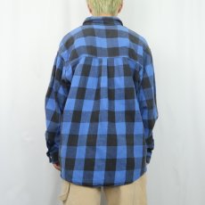 画像3: 80〜90's WINTER RUN バッファローチェック柄 ヘビーネルシャツ (3)