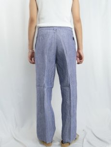 画像3: 50's FRENCH MILITARY リネンセーラーパンツ "ワンウォッシュ" DEADSTOCK 【W32 L30】 (3)