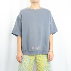 画像2: athletech 前V カットオフスウェット L (2)