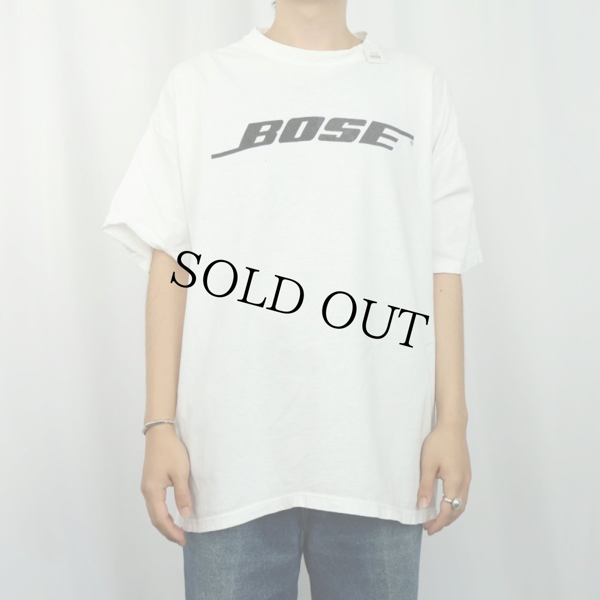 画像2: 2000's BOSE 音響機器メーカー ロゴプリントTシャツ XL (2)